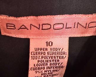 Bandolino Black Velvet Cocktail Dress Size 10 – Vintage 90s/2000s Evening Slip Dress