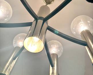 Mid-century modern style fixture 1960s–1970s space-age aesthetic.