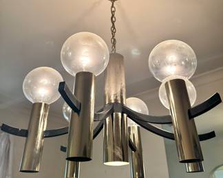 Mid-century modern style fixture 1960s–1970s space-age aesthetic.