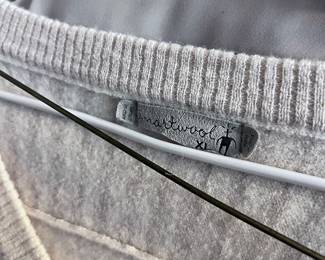 Smartwool Merino Wool Light Gray Crewneck Sweater – Soft Thermal Knit Pullover