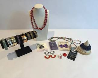 Mixed Jewelry Collection Bracelets, Earrings Celtic Tree of Life Pendant