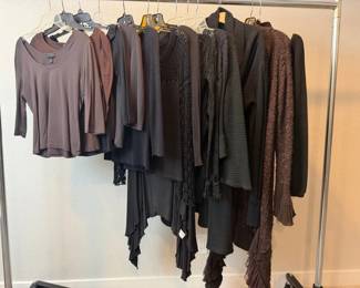 Chic Black Designer Sweater Top Collection Cache, Wayne Rogers, The Limited, Express, Pretty Ang