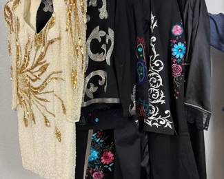 Vintage Designer Eveningwear Lot Cache, Adrienne Vittadini, Black Tie, Ivy Annabelle