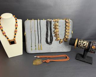 Bohemian Artisan Costume Jewelry Collection Necklaces and Bracelets