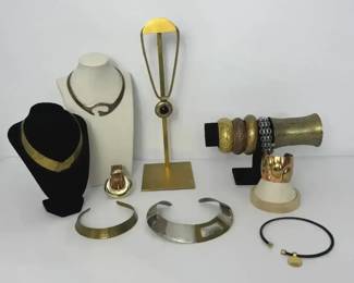 13 Statement Jewelry Pieces Anne Klein, Audrey Schenk, Nine West Vintage Mixed Metals