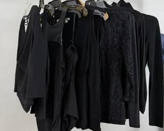 Cache Womens Black Tops Blouses 12 Pc Classic Evening Dressy Lot