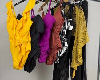 Designer Swimwear Resortwear Collection La Blanca, Miraclesuit, Gottex, Calvin Klein 9 pcs