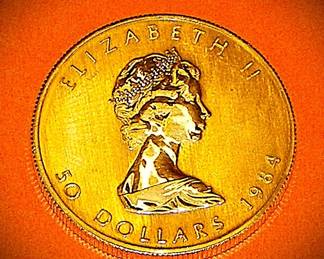 1oz Gold Maple Leaf  .9999