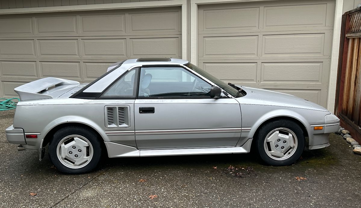 1986 Toyota MR2 - Hasn’t been driven in years.  A fun  “project” car.