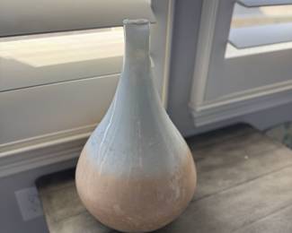Large Glass Ombre Vase