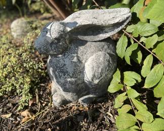 Concrete Rabbit Garden Statue