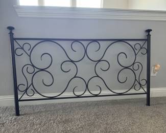 Metal Backboard to a Queen Bed