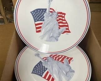 23pc Corelle Liberty Dinner Plates