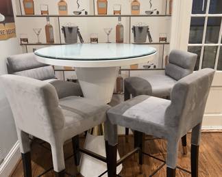 TOV BarStools, Brand New, Set of 4, $900, retail $2400