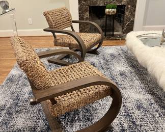Restoration Hardware Arm Chairs, Brand new, $1200/pair