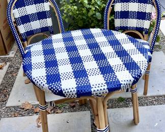 Serena and Lily style childrens bistro table and chair set, $250