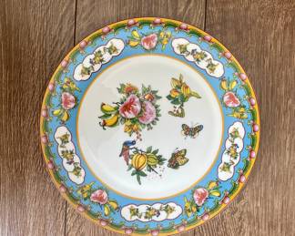 Famille rose fine bone china 10.5" dinner plate, brand new, $50 each