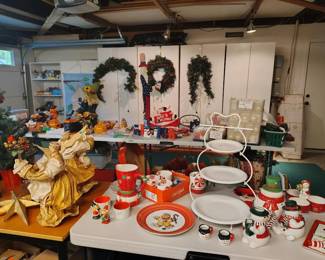 Christmas angeles, plater, decorations