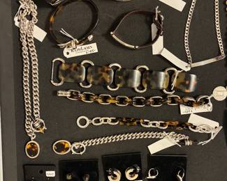 RALPH LAUREN - Sterling Silver with Faux Tortoise