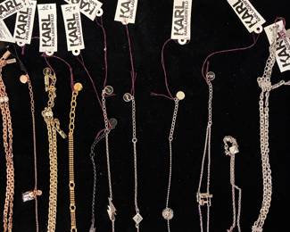 KARL LAGERFELD - Gold tone, Roségold tone and Silvertone finishes with Swarovski crystal details