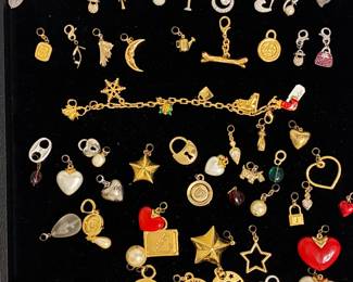 CAROLEE - Lobster clasp charms and Open ring slider charms