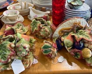 Fitz and Floyd decor and serving pieces