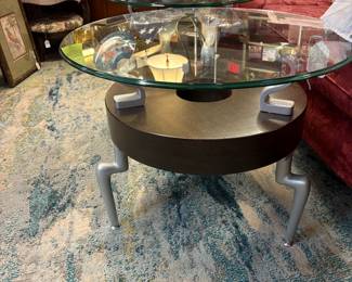 Contemporary Tables (2) Glasstop.