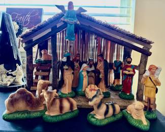 1980’s Sears Nativity scene. 