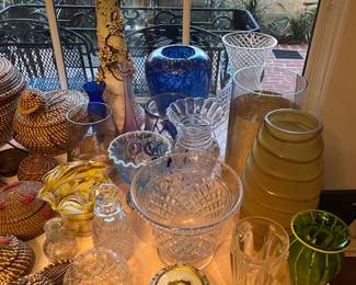 Collection of vases