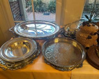 Silver plate trays