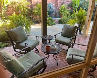 Comfortable outdoor seating