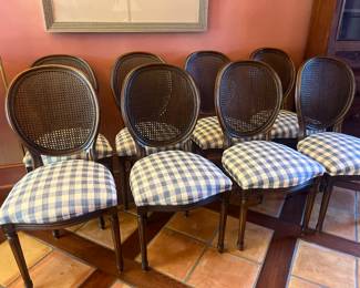Custom check fabric seats