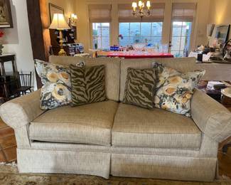 Custom Century loveseat