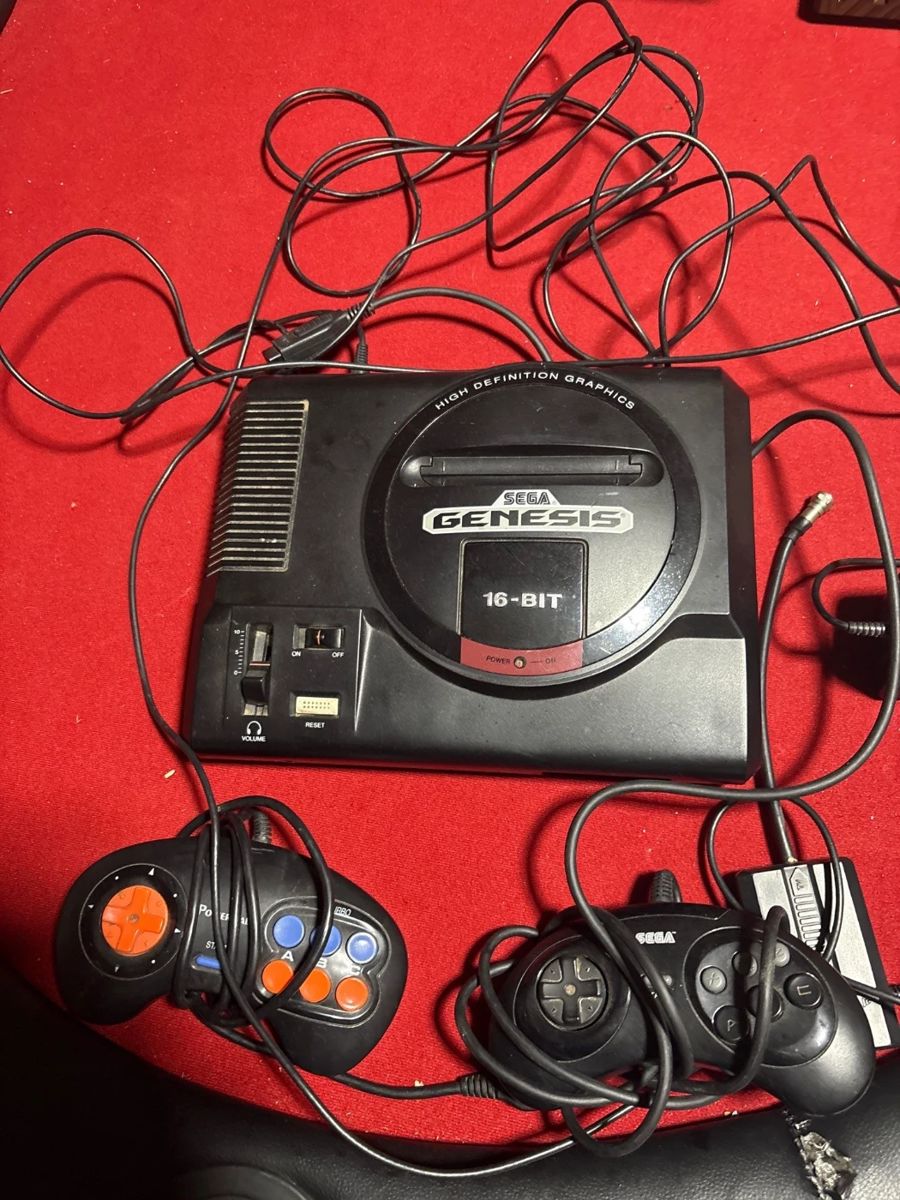 Sega Genesis Console with remotes