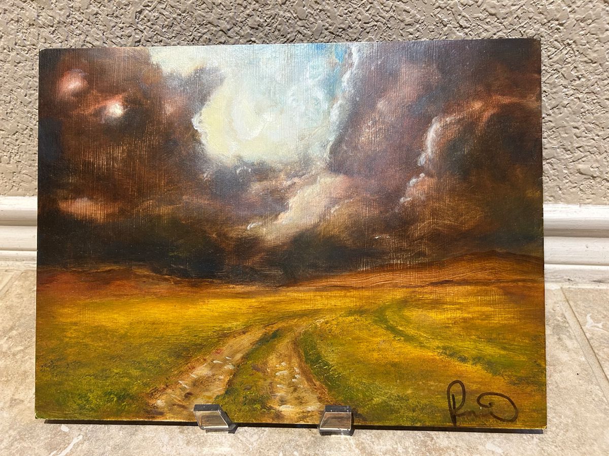Original oil painting, signed