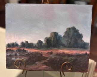 Original oil on board, German 1800’s