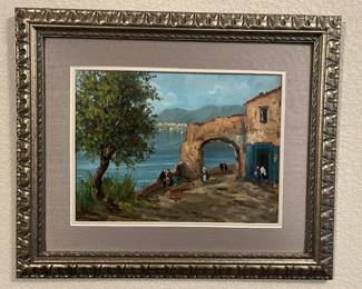 Original oil paintings signed, Italian artists