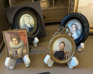 Antique Italian portraits, 1800’s