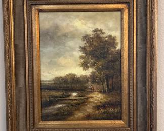 Framed original oil paintings 