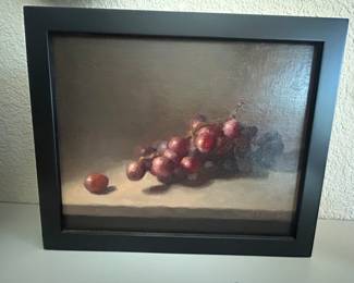 Original oil still life pieces, perfect for kitchen. American artist K. Thile 