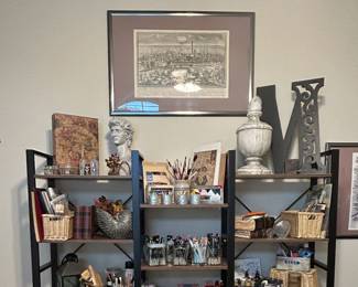 Decor, art supplies, paints, pastels, wax stamps, mixed media supplies