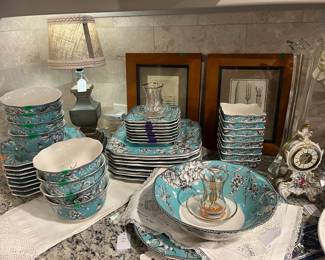 lovely blue dishes, 222 Fifth Adelaide