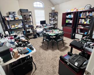 Unbelievable amount of tech equipment- you have to see to believe