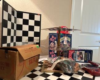 Space chess set, travel chess, chess boards