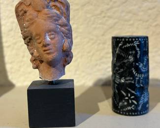 Unearthed Roman pieces