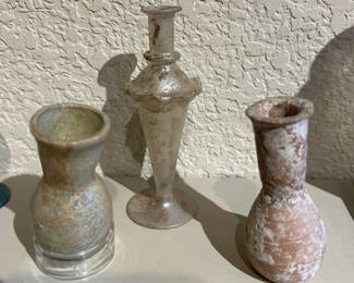 Roman glass pieces