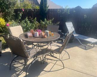 outdoor pots, patio furniture 