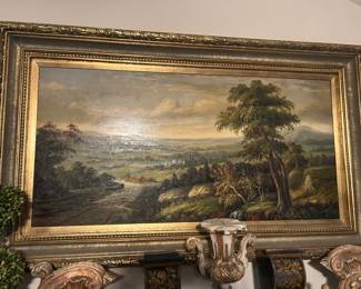 Signed, framed oil painting 