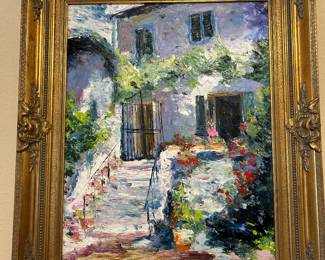 Original oil paintings signed, Italian artists