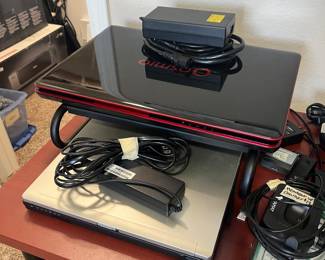 laptops, desk, mouse jigglers